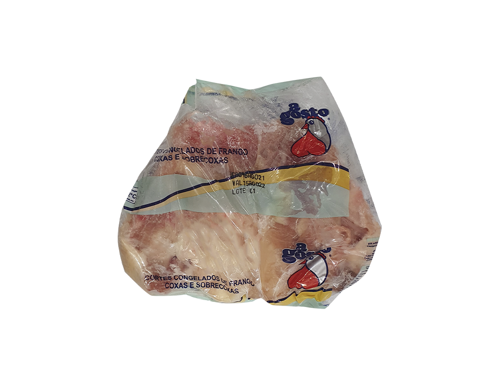COXAS E SOBRECOXAS DE FRANGO CONGELADAS COM OSSO A GOSTO (CX 20 KILO) BLACK FRIDAY PMG ATACADISTA