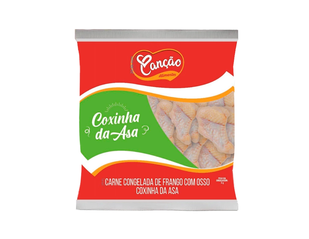 COXINHAS DAS ASAS DE FRANGO CONGELADAS CANÇÃO (CX 20 KILO) BLACK FRIDAY PMG ATACADISTA
