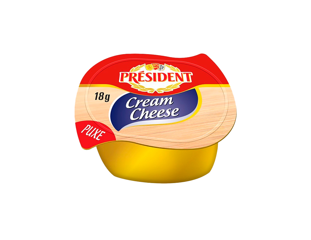 CREAM CHEESE SACHÊ PRESIDENT 18 G (CX 120 UN) BLACK FRIDAY PMG ATACADISTA