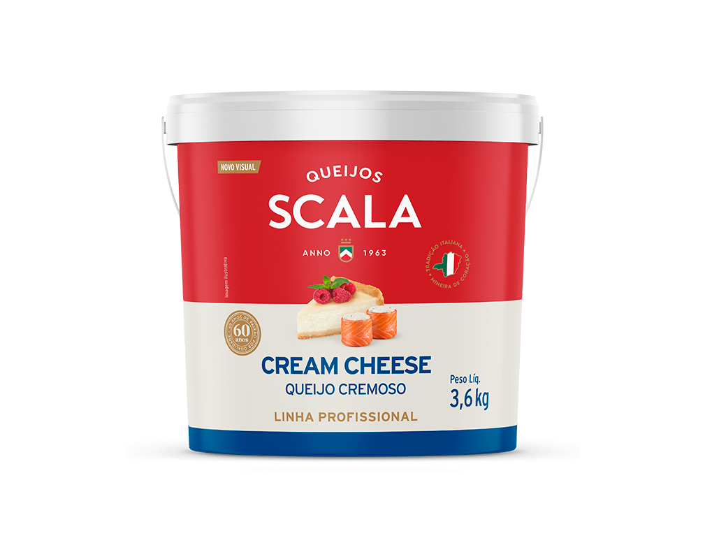 CREAM CHEESE SCALA 3,6 KILO BLACK FRIDAY PMG ATACADISTA
