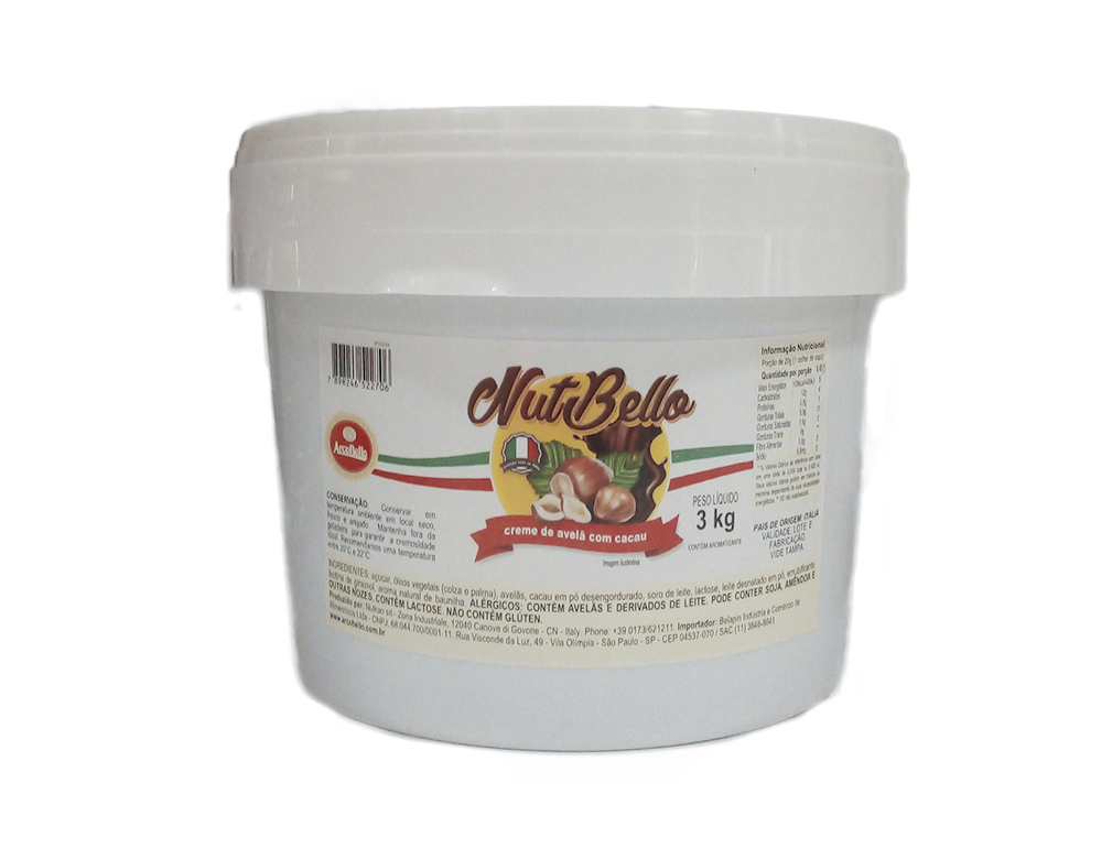CREME DE AVELÃ GRANDE COM CACAU NUTBELLO BLACK FRIDAY PMG ATACADISTA