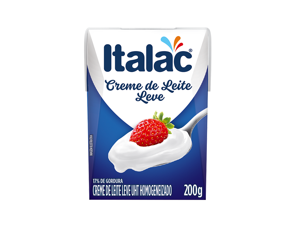 CREME DE LEITE ITALAC 200 G (CX 24 UN) BLACK FRIDAY PMG ATACADISTA