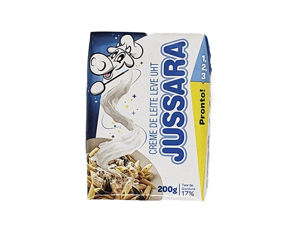 CREME DE LEITE JUSSARA 200 G (CX 27 UN) BLACK FRIDAY PMG ATACADISTA