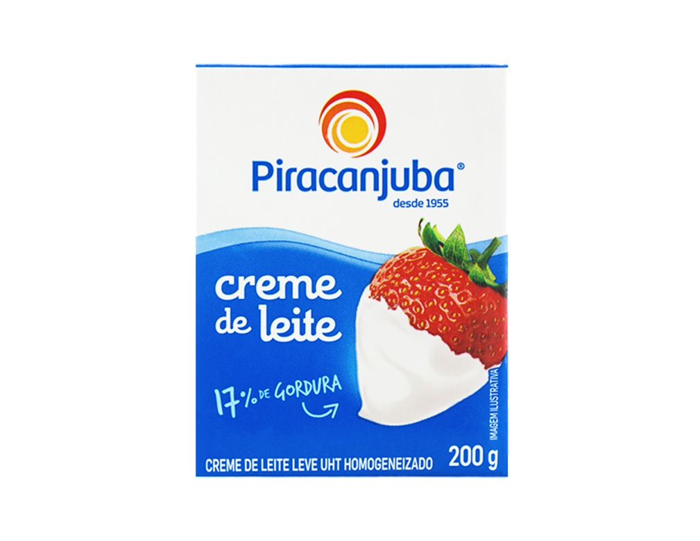 CREME DE LEITE PIRACANJUBA 200 G (CX 27 UN) BLACK FRIDAY PMG ATACADISTA