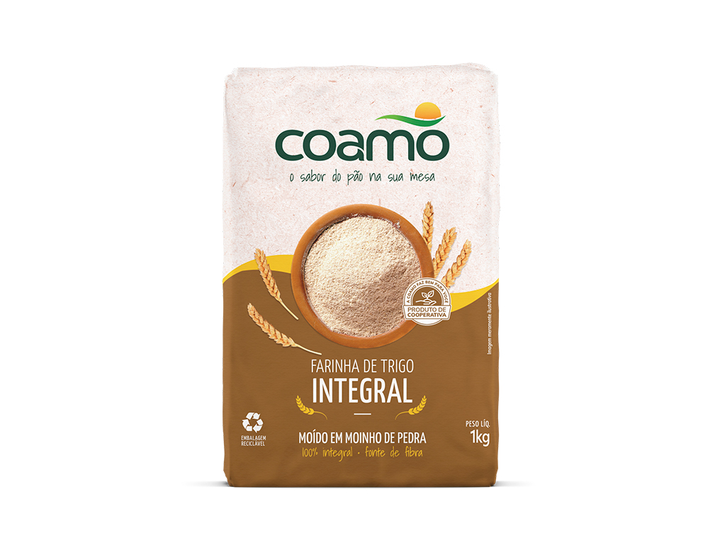 FARINHA DE TRIGO PEQUENA INTEGRAL COAMO 1 KILO (FDO 10 KILO) BLACK FRIDAY PMG ATACADISTA