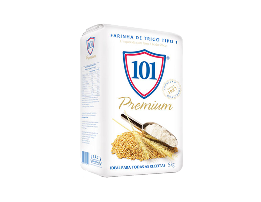 FARINHA DE TRIGO PREMIUM 101 5 KILO (FDO 25 KILO) BLACK FRIDAY PMG ATACADISTA