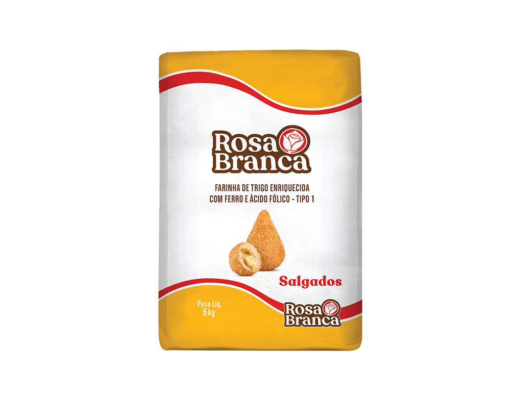 FARINHA DE TRIGO SALGADOS ROSA BRANCA 5 KILO (FDO 25 KILO) BLACK FRIDAY PMG ATACADISTA
