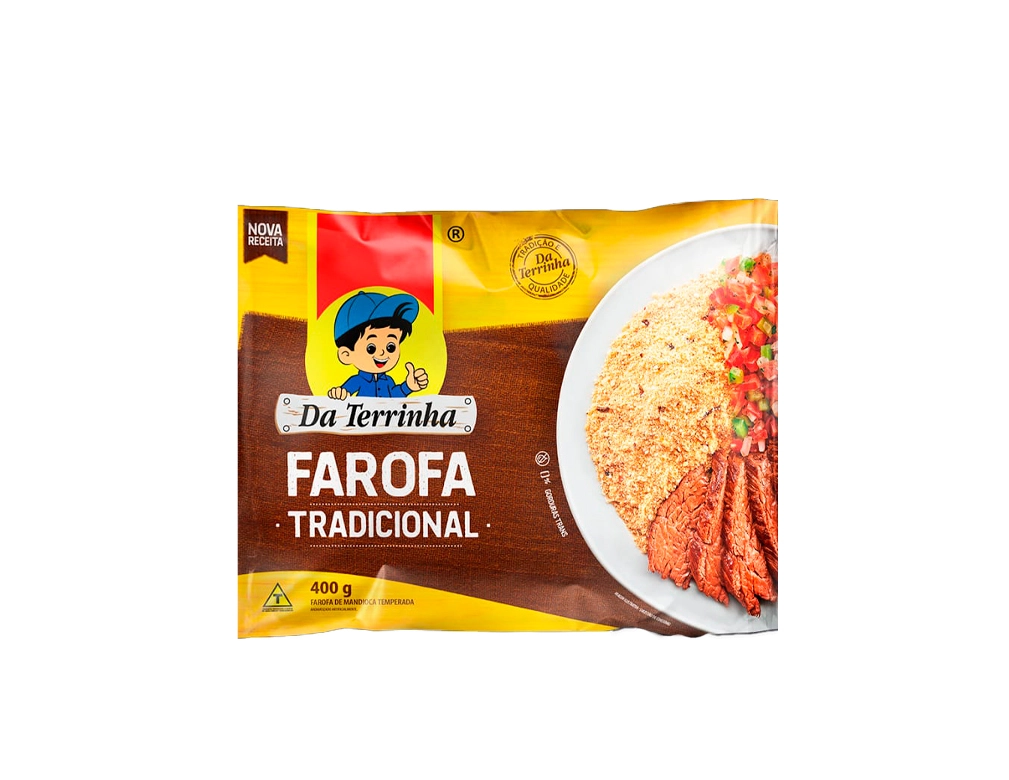 FAROFA DE MANDIOCA TEMPERADA DA TERRINHA 400 G BLACK FRIDAY PMG ATACADISTA