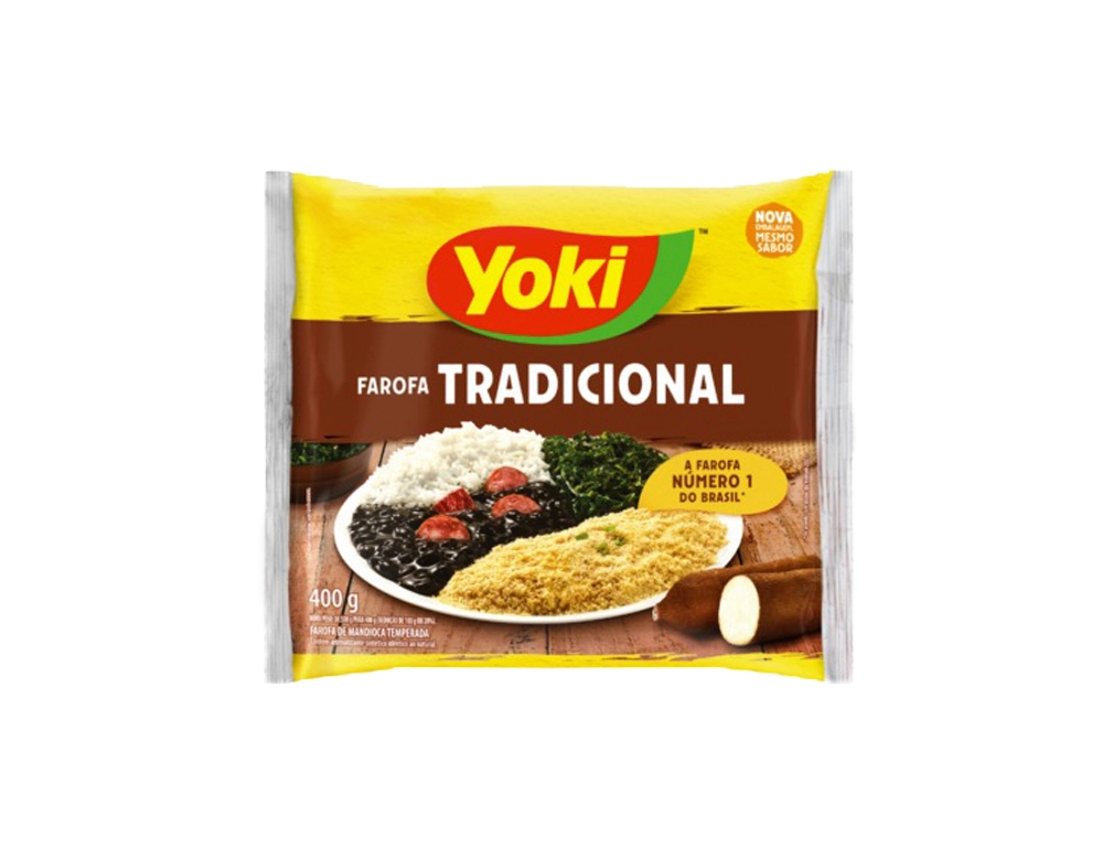 FAROFA DE MANDIOCA TEMPERADA TRADICIONAL YOKI 400 G BLACK FRIDAY PMG ATACADISTA