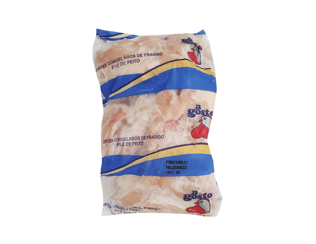 FILÉ DE PEITO DE FRANGO CONGELADO SEM OSSO SEM PELE COM SASSAMI A GOSTO (CX 20 KILO) BLACK FRIDAY PMG ATACADISTA