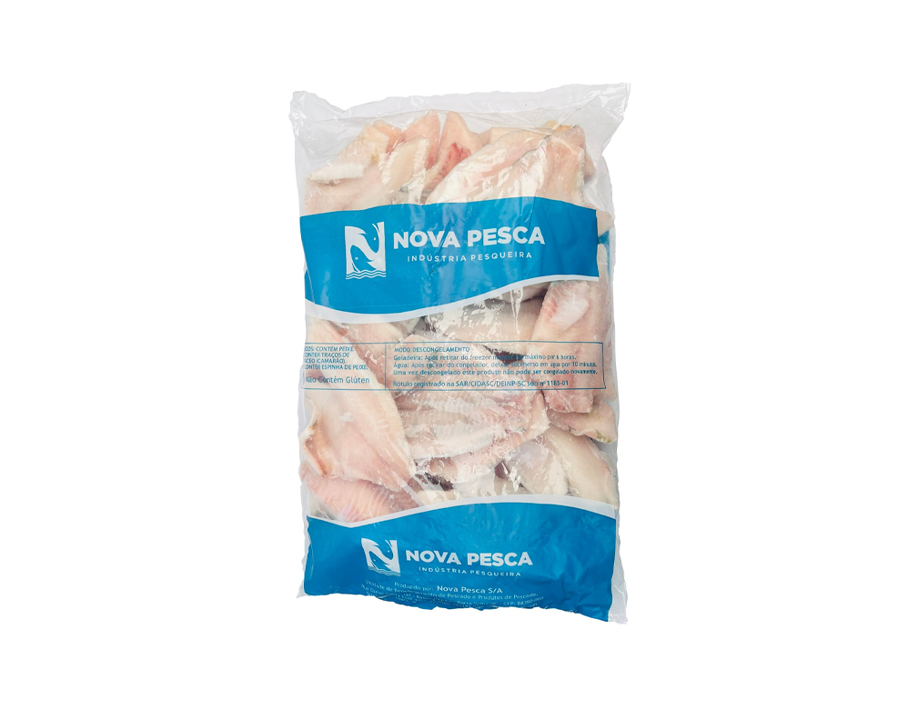 FILÉ DE TILÁPIA CONGELADO NOVA PESCA 5 KILO BLACK FRIDAY PMG ATACADISTA