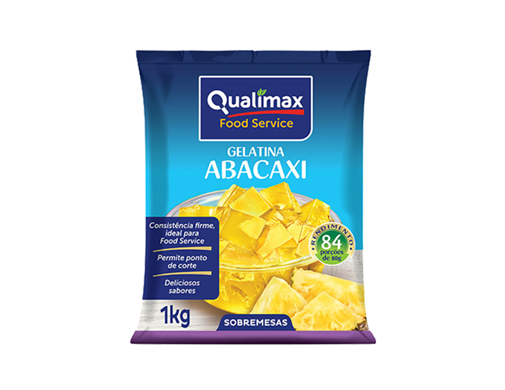 GELATINA ABACAXI QUALIMAX 1 KILO BLACK FRIDAY PMG ATACADISTA
