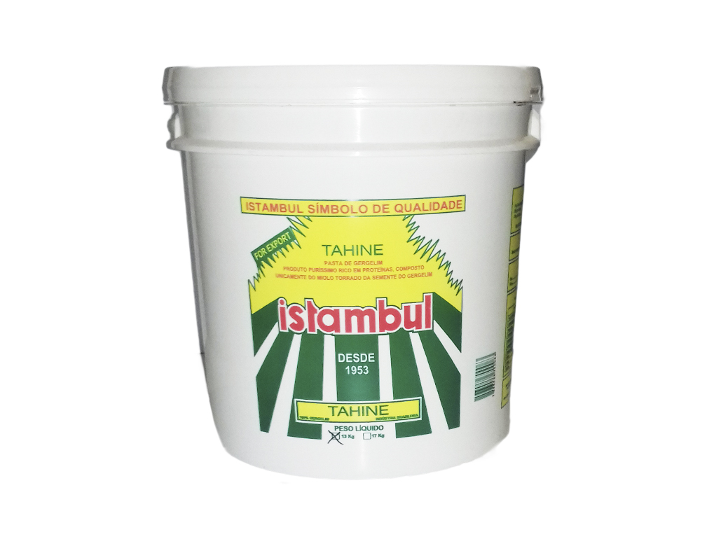 GERGELIM GRANDE TORRADO PASTA TAHINE ISTAMBUL (BD 13 KILO) BLACK FRIDAY PMG ATACADISTA