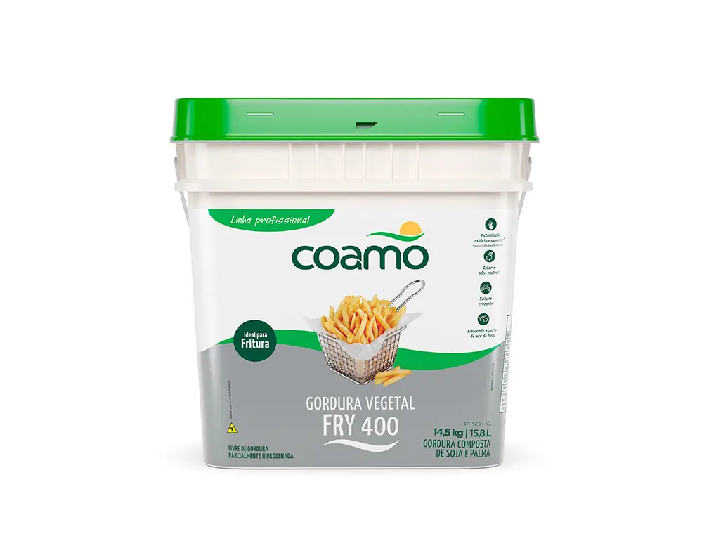 GORDURA VEGETAL FRY 400 COAMO (BD 14,5 KILO) BLACK FRIDAY PMG ATACADISTA