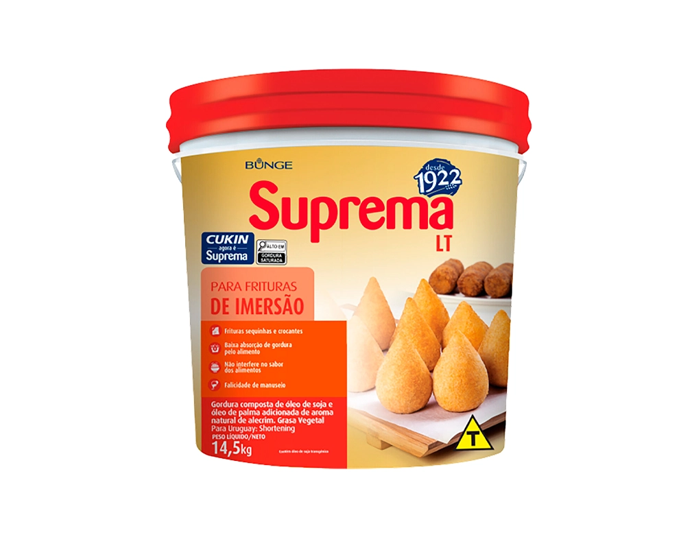 GORDURA VEGETAL SUPREMA BUNGE (BD 14,5 KILO) BLACK FRIDAY PMG ATACADISTA