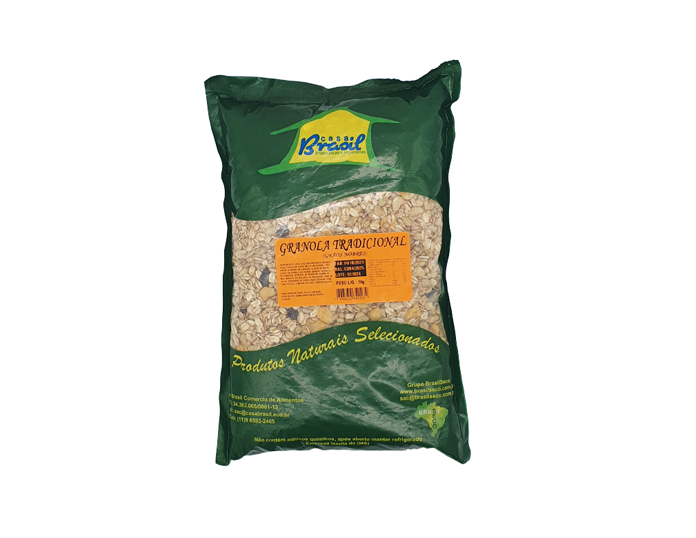 GRANOLA TRADICIONAL BRASILSECO 1 KILO BLACK FRIDAY PMG ATACADISTA