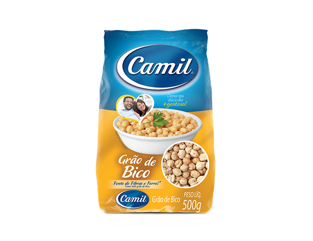 GRÃO DE BICO CAMIL 500 G (FDO 12 PCT) BLACK FRIDAY PMG ATACADISTA