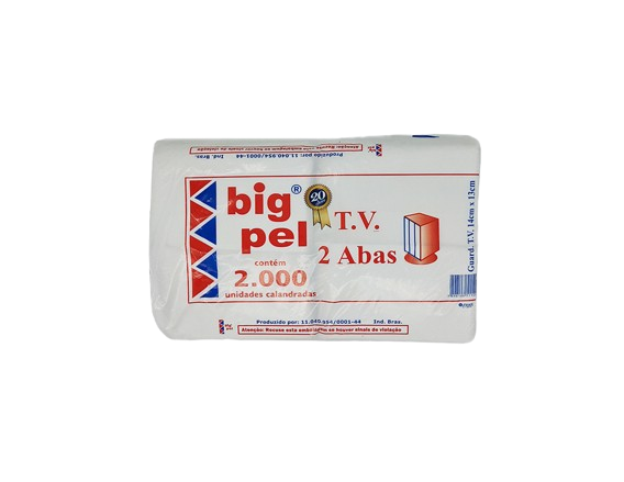 GUARDANAPO DE PAPEL TV (PCT 2000 UN) BLACK FRIDAY PMG ATACADISTA