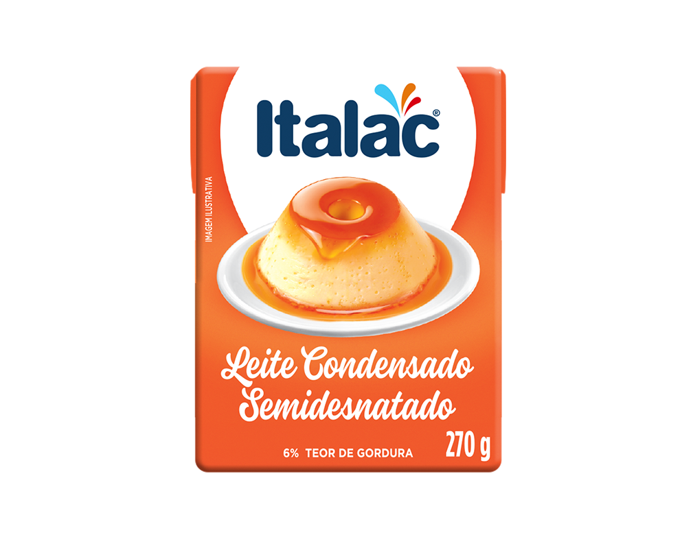 LEITE CONDENSADO PEQUENO SEMIDESNATADO ITALAC 270 G (CX 24 UN) BLACK FRIDAY PMG ATACADISTA
