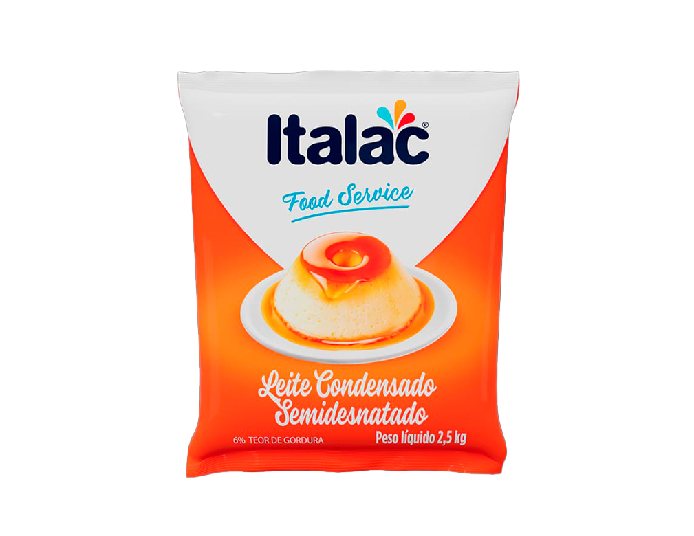 LEITE CONDENSADO SEMIDESNATADO FOOD SERVICE ITALAC 2,5 KILO BLACK FRIDAY PMG ATACADISTA