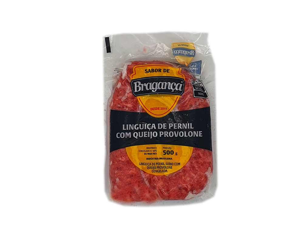 LINGUIĆA SUĆNA CONGELADA COM PROVOLONE SABOR DE BRAGANĆA 500 G PCT BLACK FRIDAY PMG ATACADISTA
