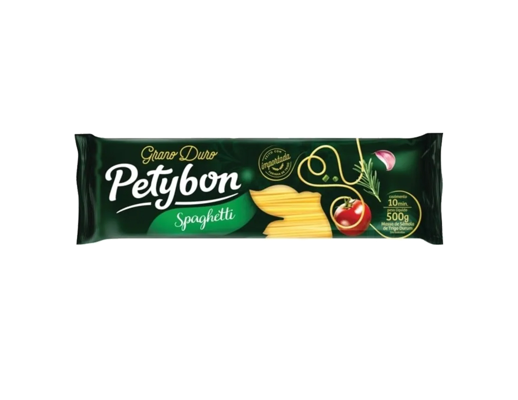 MACARRÃO ESPAGUETE GRANO DURO PETYBON 500 G (FDO 24 PCT) BLACK FRIDAY PMG ATACADISTA