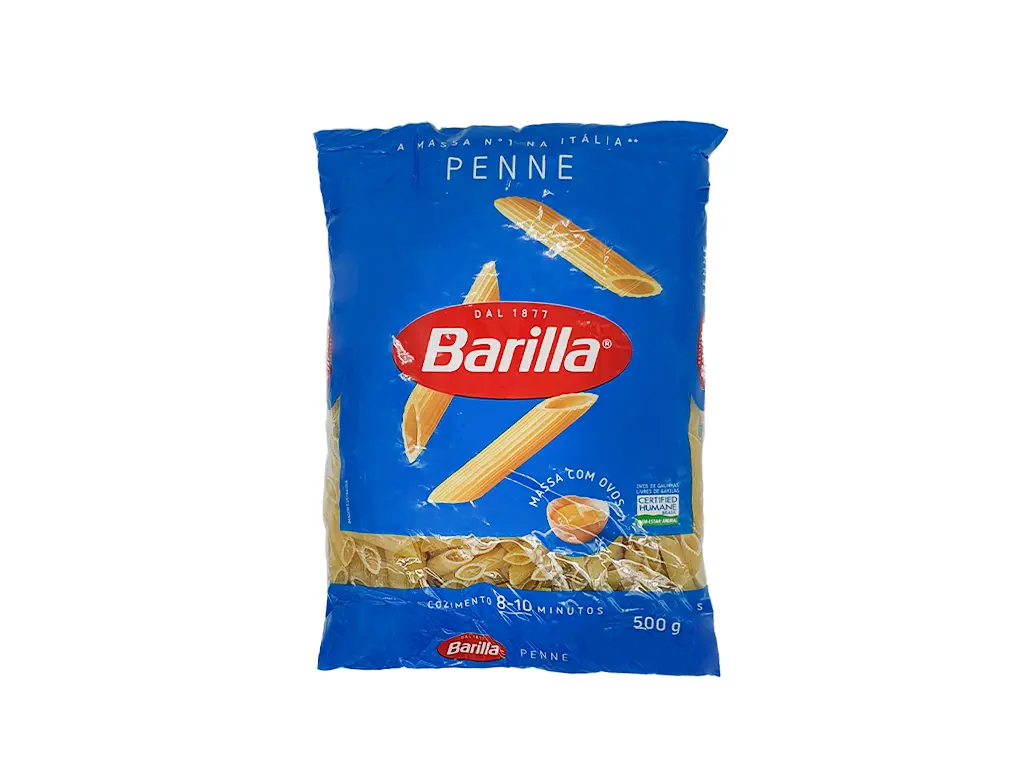 MACARRÃO PENNE COM OVOS BARILLA 500 G (FDO 20 PCT) BLACK FRIDAY PMG ATACADISTA