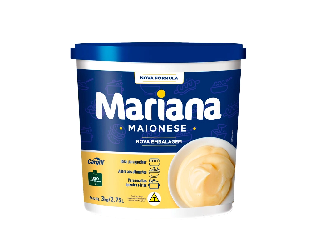 MAIONESE GRANDE MARIANA 3 KILO BLACK FRIDAY PMG ATACADISTA