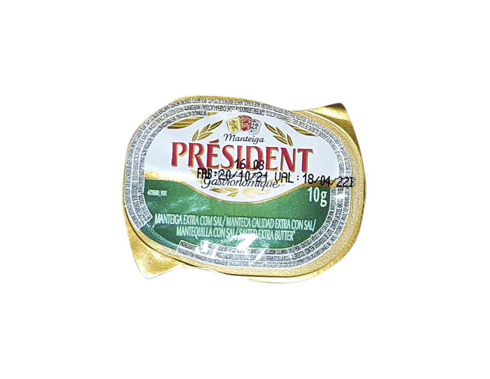 MANTEIGA SACHÊ COM SAL PRESIDENT 10 G (CX 192 UN) BLACK FRIDAY PMG ATACADISTA