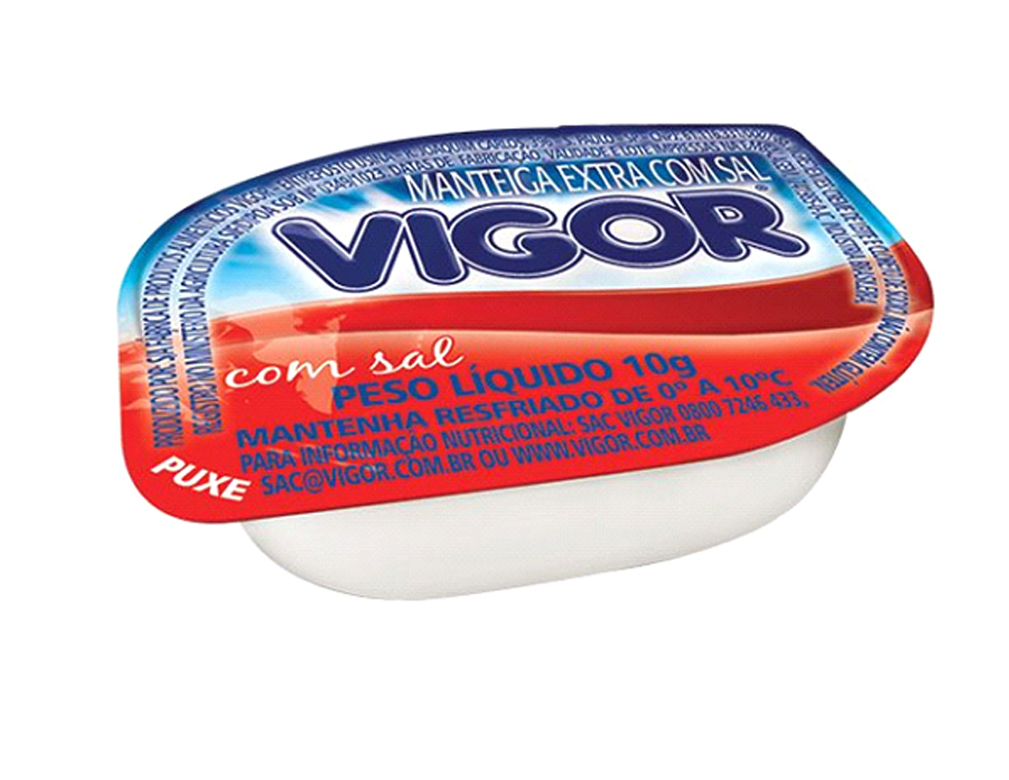 MANTEIGA SACHÊ COM SAL VIGOR 10 G (CX 192 UN) BLACK FRIDAY PMG ATACADISTA