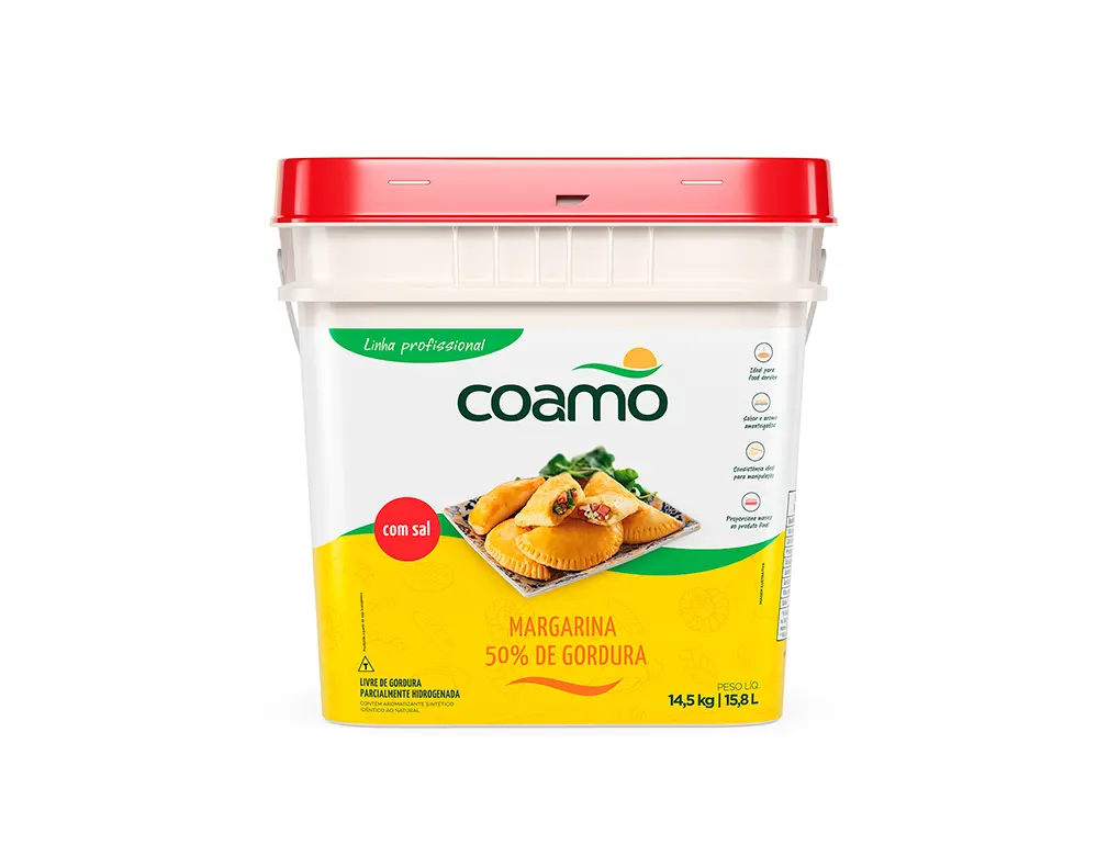 MARGARINA COM SAL 50 % COAMO (BD 14,5 KILO) BLACK FRIDAY PMG ATACADISTA