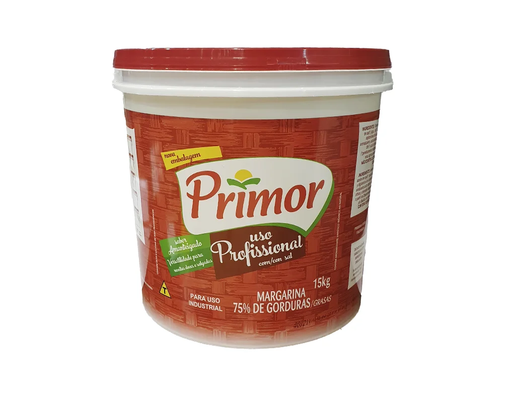 MARGARINA COM SAL 75 % PRIMOR (BD 15 KILO) BLACK FRIDAY PMG ATACADISTA