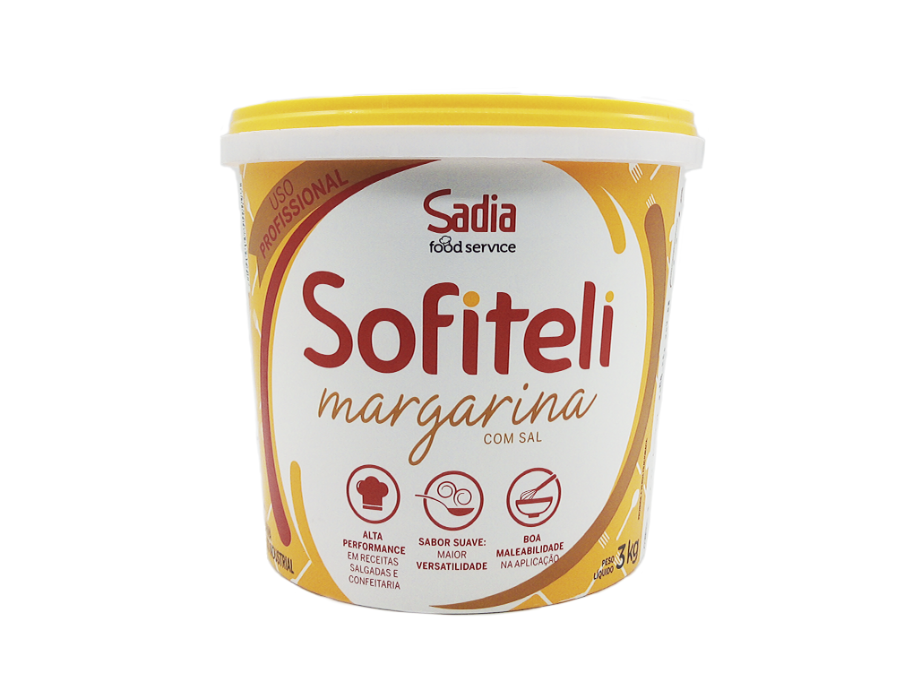 MARGARINA PEQUENA COM SAL 75 % SOFITELI 3 KILO BLACK FRIDAY PMG ATACADISTA