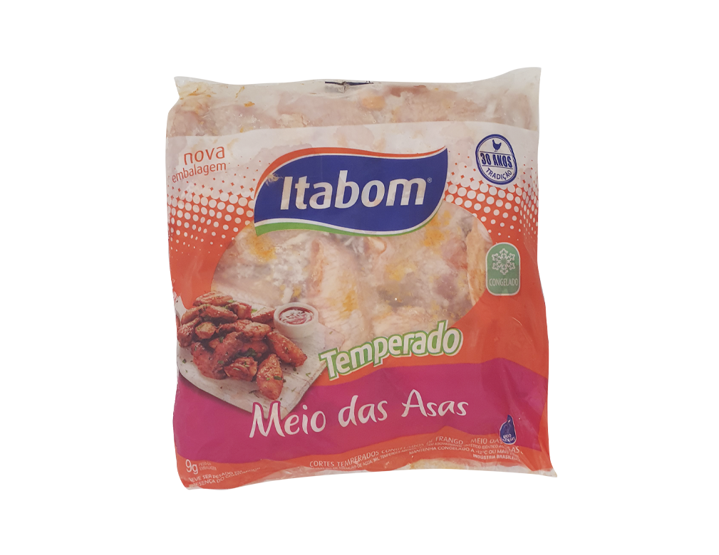 MEIO DAS ASAS DE FRANGO TULIPAS CONGELADAS TEMPERADAS ITABOM (CX 20 KILO) BLACK FRIDAY PMG ATACADISTA