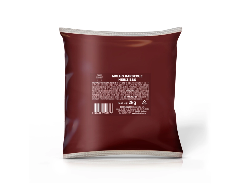 MOLHO BARBECUE HEINZ 2 KILO BLACK FRIDAY PMG ATACADISTA