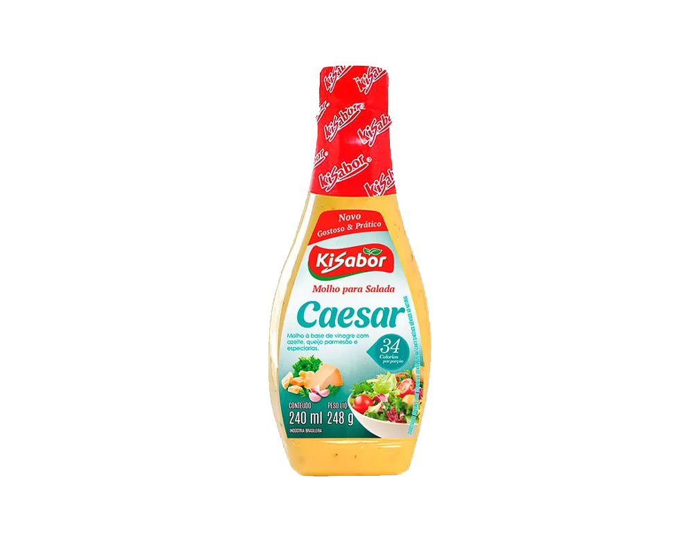MOLHO SALADA CAESAR KISABOR 240 ML (CX 12 UN) BLACK FRIDAY PMG ATACADISTA