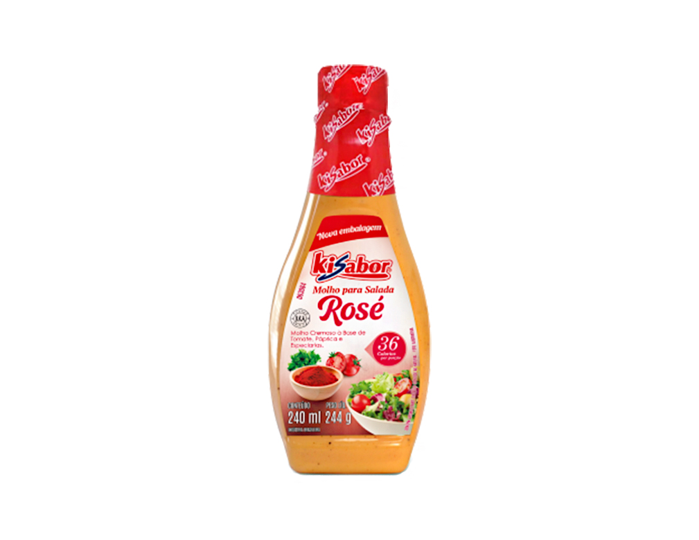 MOLHO SALADA ROSE KISABOR 240 ML (CX 12 UN) BLACK FRIDAY PMG ATACADISTA