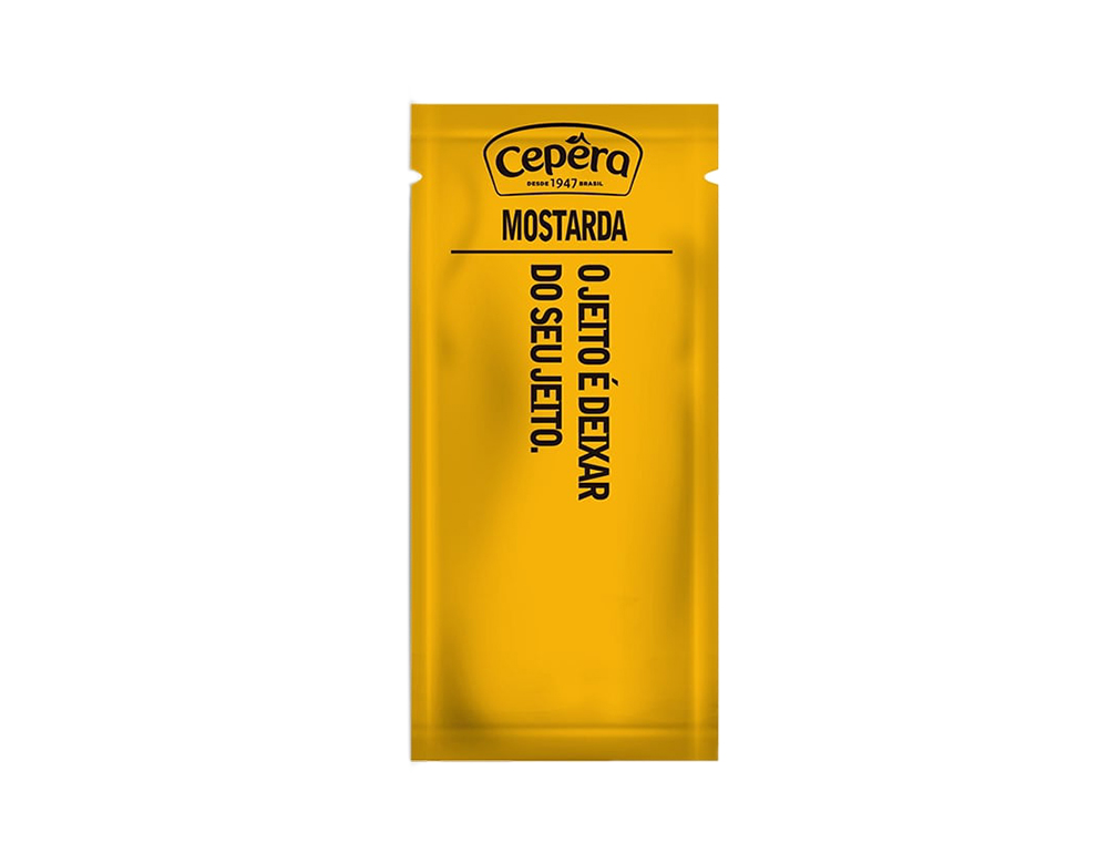 MOSTARDA SACHÊ CEPÊRA 7 G (CX 175 UN) BLACK FRIDAY PMG ATACADISTA