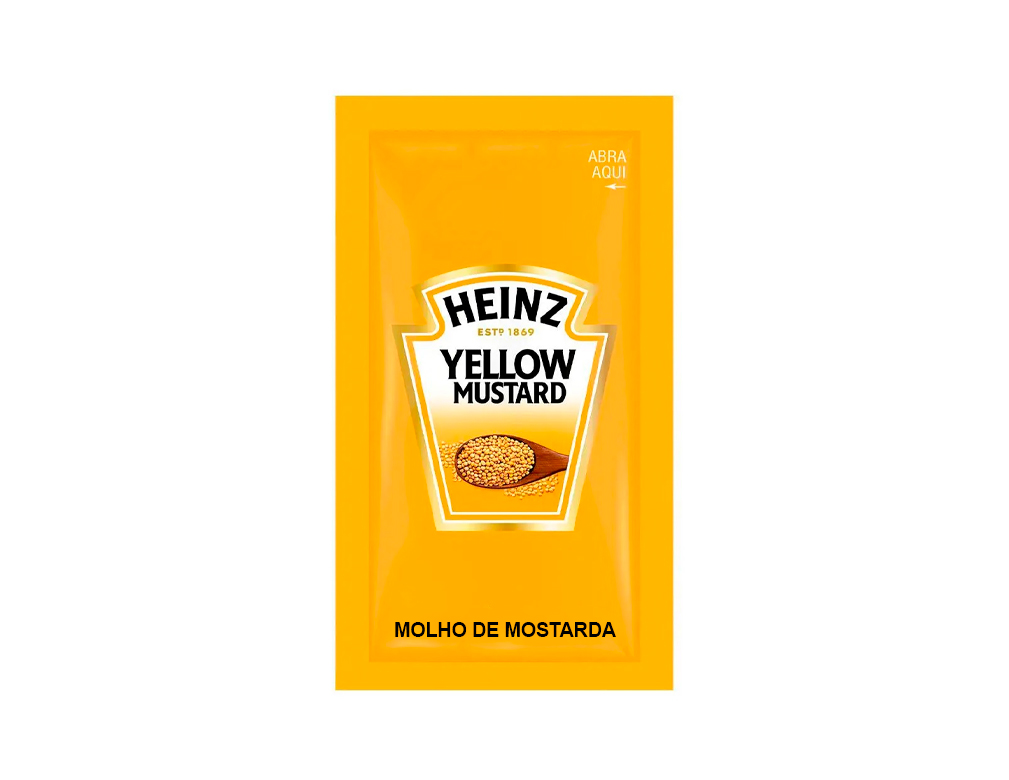 MOSTARDA SACHÊ HEINZ 5 G (CX 144 UN)