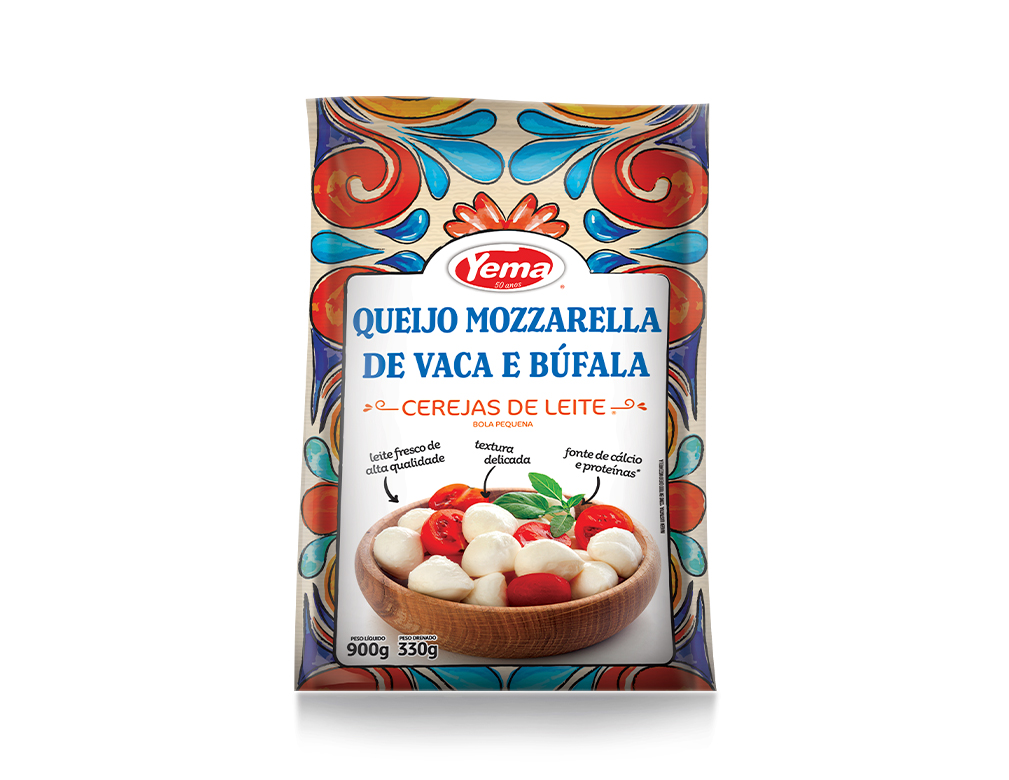 MUĂARELA VACA E BĂFALA CEREJAS YEMA 330 G BLACK FRIDAY PMG ATACADISTA