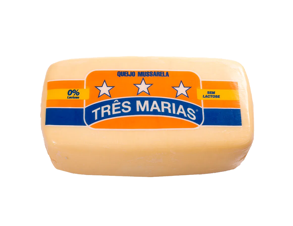 MUĂARELA ZERO LACTOSE TRĂS MARIAS 4 KG BLACK FRIDAY PMG ATACADISTA