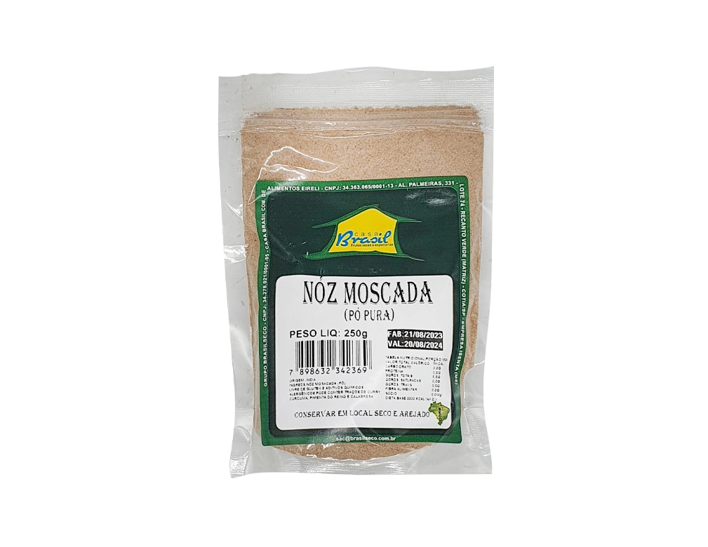 NOZ MOSCADA EM PÓ BRASILSECO 250 G BLACK FRIDAY PMG ATACADISTA