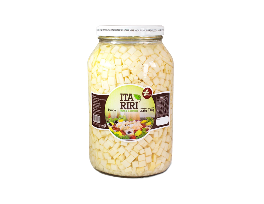 PALMITO PICADO PUPUNHA ITARIRI 1,8 KILO BLACK FRIDAY PMG ATACADISTA