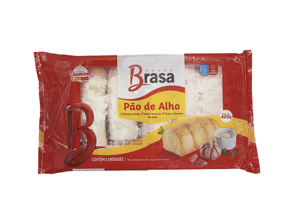 PÃO DE ALHO CONGELADO BRASA BURGUERS 400 G BLACK FRIDAY PMG ATACADISTA