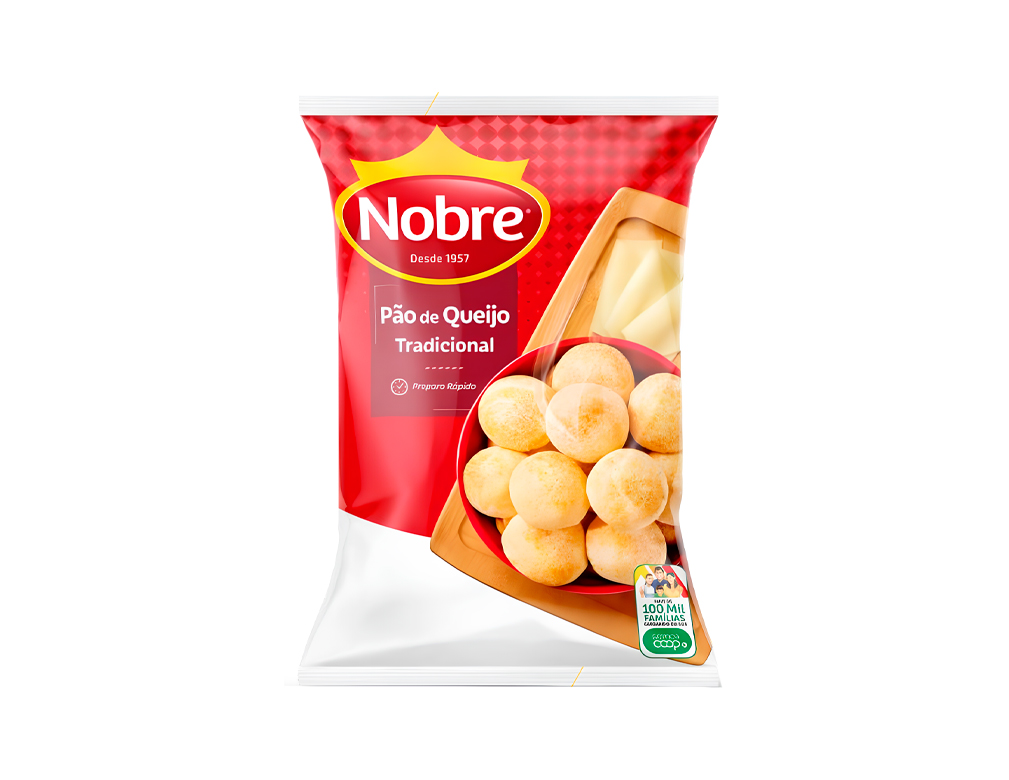 PÃO DE QUEIJO CONGELADO NOBRE 15 G 900 G BLACK FRIDAY PMG ATACADISTA
