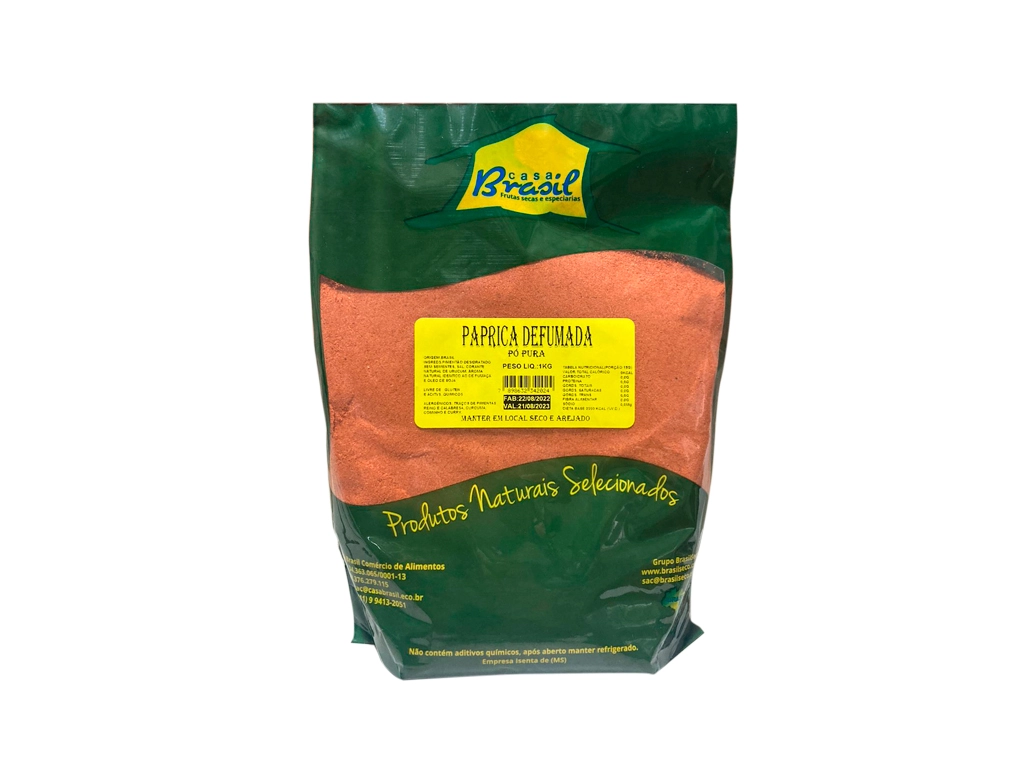 PÁPRICA DEFUMADA BRASILSECO 1 KILO BLACK FRIDAY PMG ATACADISTA