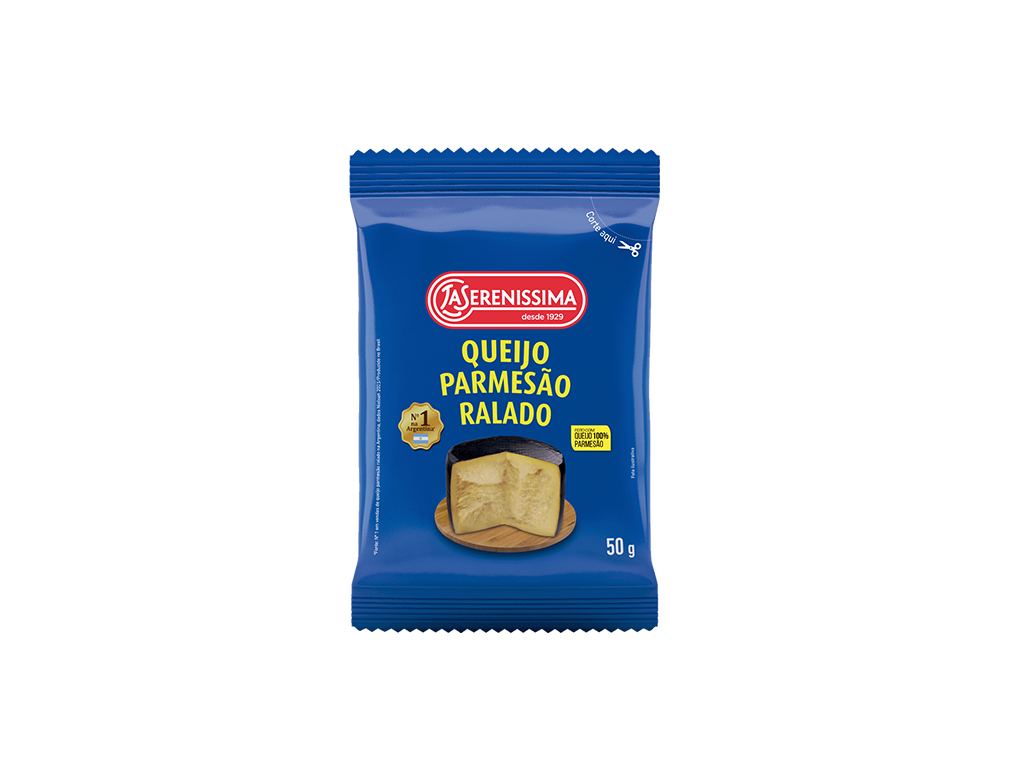 PARMESÃO SACHÊ RALADO LA SERENISSIMA 50 G (CX 20 UN) BLACK FRIDAY PMG ATACADISTA