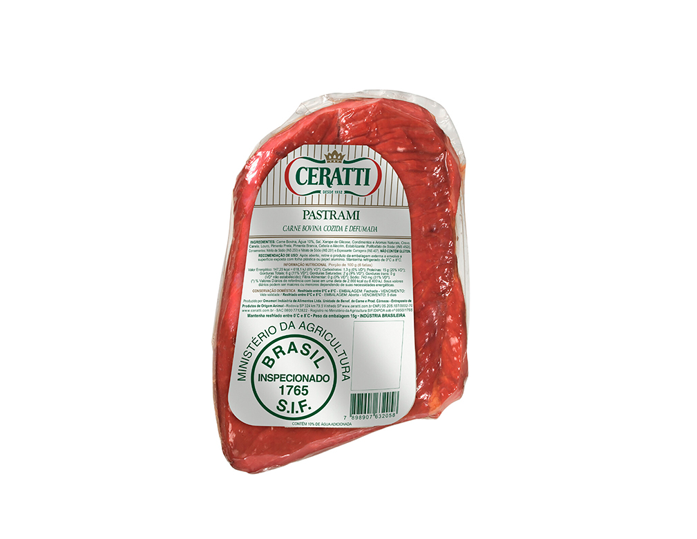 PASTRAMI BOVINO COZIDO E DEFUMADO CERATTI 1,5 KG BLACK FRIDAY PMG ATACADISTA