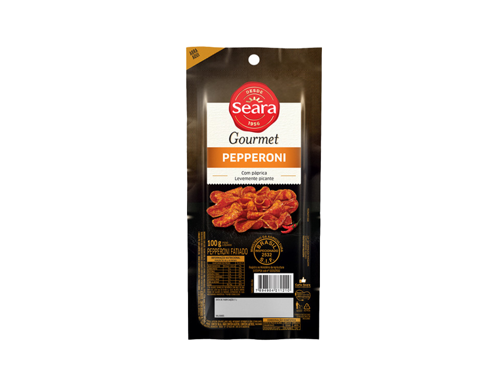 PEPPERONI FATIADO SEARA GOURMET 100 G PCT BLACK FRIDAY PMG ATACADISTA