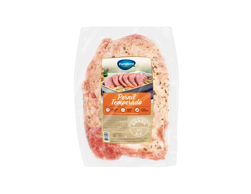PERNIL SUĆNO CONGELADO SEM OSSO TEMPERADO PAMPLONA 1 KG BLACK FRIDAY PMG ATACADISTA